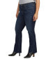 Фото #3 товара Plus Size Eloise Mid Rise Bootcut Jeans