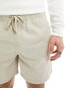 Another Influence 2 pack cotton twill chino shorts in navy & light stone