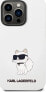 Karl Lagerfeld Etui Karl Lagerfeld KLHCP14XSNCHBCH Apple iPhone 14 Pro Max hardcase biały/white Silicone Choupette