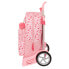School Rucksack with Wheels Vicky Martín Berrocal In bloom Pink 30 x 46 x 14 cm