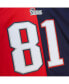 Фото #2 товара Men's Randy Moss Navy, Red New England Patriots 2007 Split Legacy Replica Jersey