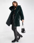 Фото #6 товара French Connection faux fur coat in black