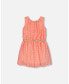 Фото #1 товара Платье для малышей Deux Par Deux сердечный жаккардный шифон кораллового цвета