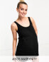 Фото #1 товара ASOS DESIGN Maternity exclusive mix & match cotton pyjama vest in black