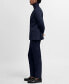 Фото #4 товара Men's Stretch Fabric Super Slim-Fit Suit Pants