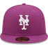 Фото #2 товара [70685160] Mens New Era MLB NY METS 5950 FITTED - SPARKLING GRAPE