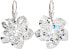 31130.1 crystal flower earrings