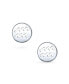 Фото #4 товара Mini Dainty Circle Celestial 12 Constellation Tiny Astrology Horoscope Zodiac Stud Earrings For Women .925 Sterling Silver 12 Birthday Months