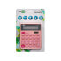 Calculator Liderpapel XF23 Pink Plastic