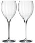 Waterford Optic Wine White 12.5 oz, Set of 2