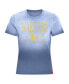 Women's Royal Golden State Warriors Arcadia Sun-Dipped T-Shirt Синий, 2XL - фото #3