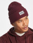 Columbia Lost Lager polyester knit beanie in burgundy