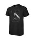 ფოტო #4 პროდუქტის Men's Threads Aidan Hutchinson Black Detroit Lions Graphic T-shirt