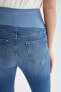 Фото #6 товара Skinny Fit Yırtık Detaylı Uzun Hamile Pantolon