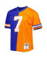 Фото #2 товара Men's John Elway Royal, Orange Denver Broncos 1990 Split Legacy Replica Jersey