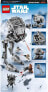 LEGO 75322 Star Wars at-ST on Hoth with Chewbacca and Droid Figures, Collectable Toy from “The Empire Strikes Back”.