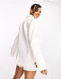 Kaiia structured tailored blazer co-ord in cream