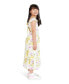 Little Girls Sunset Sakura Maxi Dress