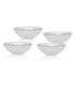 Фото #1 товара Crystal Bowls Set of 4 with Swirl Design