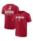 Men's Crimson Alabama Crimson Tide Game Day 2-Hit T-shirt