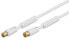 Фото #1 товара Wentronic 67277 - 2.5 m - Coaxial - Coaxial - White