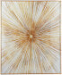 Фото #1 товара by Cosmopolitan Porcelain Radial Starburst Framed Wall Art with Gold-Tone Aluminum Frame, 39.50" x 2" x 39.50"