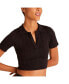 ფოტო #3 პროდუქტის Women's Short Sleeve Seamless Polo T-Shirt