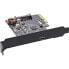 Фото #2 товара InLine Interface card,USB 3.2 Gen.2x2 - 1x USB-C - PCIe x4