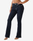 Фото #3 товара Women's Becca No Flap Curvy Yoke Boot Cut Jeans
