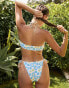 Фото #2 товара Dippin Daisys mia floral tie side bikini bottom in honeysuckle