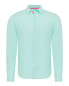 Фото #1 товара Le Club Peter Linen Shirt Men's Green Xl