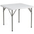 Фото #1 товара 34'' Square Granite White Plastic Folding Table
