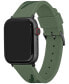 Фото #2 товара Crocodile Print Green Silicone Strap for Apple Watch® 42mm/44mm