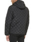 Фото #2 товара Men's Diamond Quilted Hooded Jacket