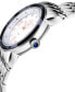 ფოტო #2 პროდუქტის Women's Marsala Tortoise Silver-Tone Stainless Steel Watch 36mm
