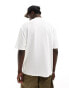 ASOS DESIGN essential oversized t-shirt with high neck in white Белый, XL Long - Chest 44 Long - фото #4