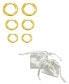 14K Gold-Plated 3-Huggie Hoop Earrings Set