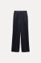 LINEN BLEND TROUSERS