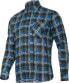 Фото #1 товара Рубашка фланелевая Lahti Pro синяя, 120 г/м2, "3XL" (LPKF33XL)