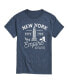 ფოტო #1 პროდუქტის Hybrid Apparel New York Men's Short Sleeve Tee