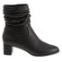 Trotters Krista T1959-001 Womens Black Leather Ankle & Booties Boots