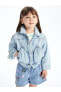 Фото #4 товара Джинсовая куртка для девочек LCW baby Uzun Kollu