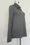 Rachel Roy Women's Cowl Neck Long Sleeve Knit Top Gray XS