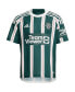 ფოტო #3 პროდუქტის Big Boys and Girls Green Manchester United 2023/24 Away Replica Jersey