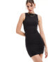 Фото #1 товара JJXX slinky reversable jersey mini dress in black