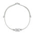 Фото #1 товара Fancy Infinite White Cubic Zirconia Lace Bracelet FIW112