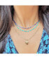 Фото #2 товара The Lovery turquoise Bar Necklace