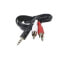 Фото #4 товара PureLink 3.5mm - 2x RCA - M/M - 3m - 3.5mm - Male - 2 x RCA - Male - 3 m - Black