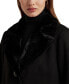 Women's Faux-Suede & Faux-Fur-Trim Coat