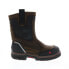Фото #1 товара Мужские ботинки Wolverine Overman Waterproof CarbonMax Wellington 10" коричневые.